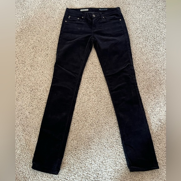 AG Adriano Goldschmied The Stevie Slim Straight Womens 26 Corduroy Jeans - Picture 1 of 4